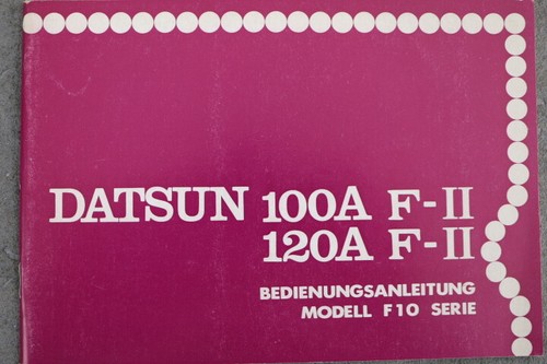 Datsun cherry 100a 120a - datsun,