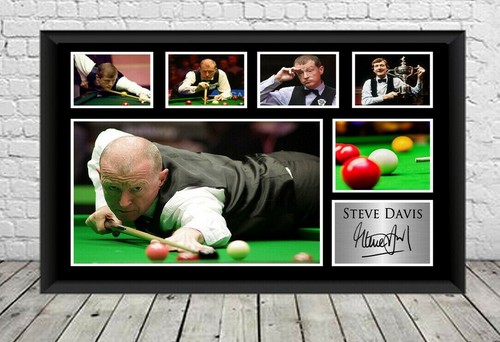 Steve davis signed - signed, print