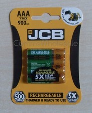 4x JCB AAA BATTERIES NiMh FOR