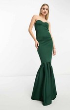 ASOS Womens Green Maxi Dress