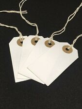 Luggage Tags Hardware Labels White Large Strung Tags - various sizes