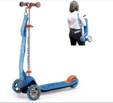 Scooter Trunki Folding 3 Wheel Kids Scooter Boys Girls with Tow and Carry Strap