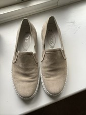 TOD’S Tods Shoes Beige Suede