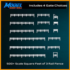 3 Rail Fence 500' + 4 Gates -