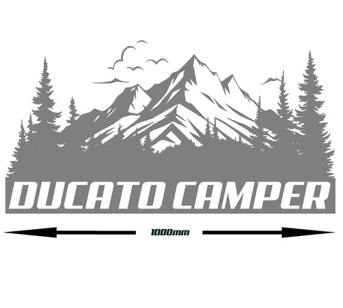 Mountain range vinyl stickers - mountain,