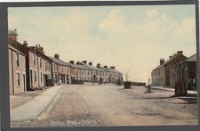 Postcard Leadgate nr Consett County Durham houses in Durham Road early view 