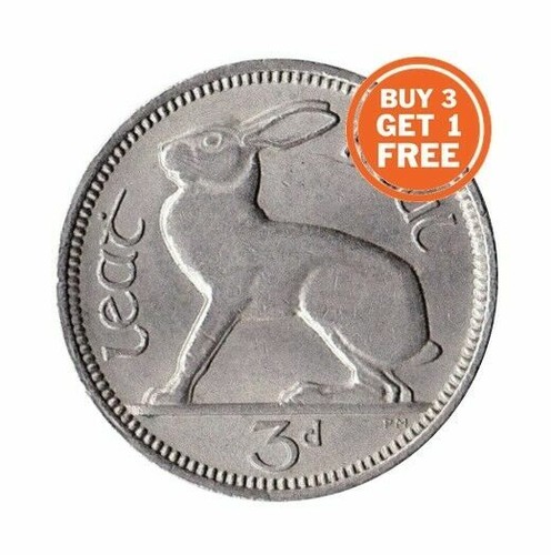 Ireland threepence pingin - 3d,