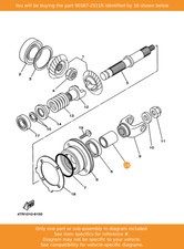 YAMAHA Collar, 90387-2511R OEM