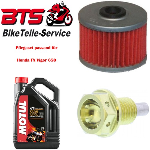 Set oil filter drain plug - 4l,