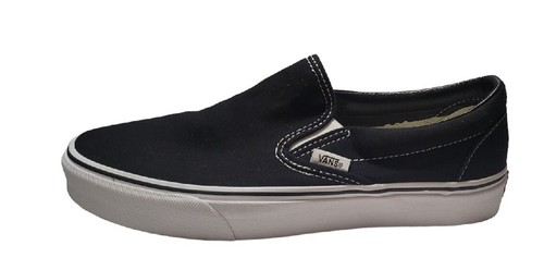 Vans black canvas - canvas, slip-on