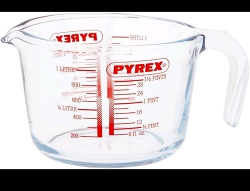 Pyrex glass measuring jug - pyrex,