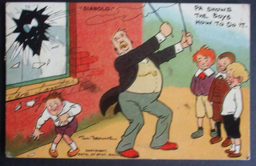 Tom browne comic diabolo top - comic,