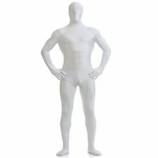Party Costume Invisible Morph Suit Adult Men Women Full Body Spandex Jumpsuit UK