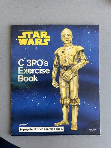 Vintage 1977 star - wars, c-3po