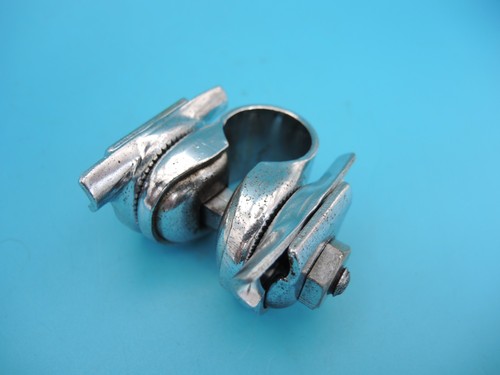 Chrome steel saddle - saddle, clamp