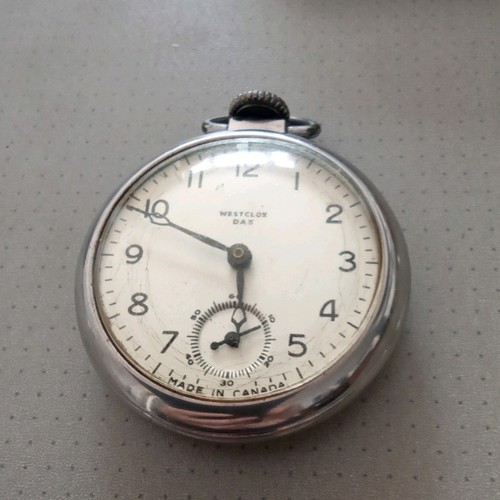 Vintage pocket watch westclox - watch,