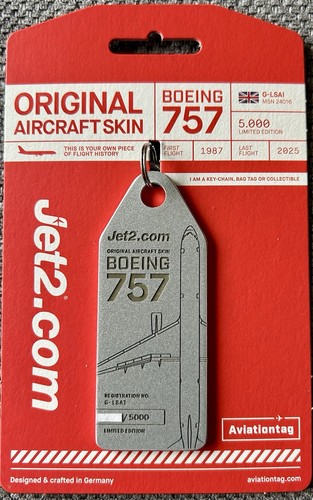 Aviationtag jet jet2 - jet2,
