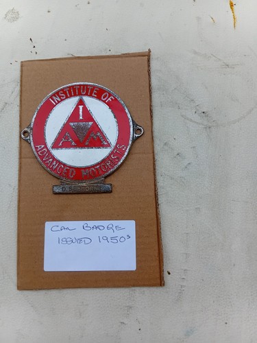 Vintage car badge - badge, m
