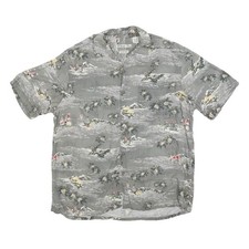 BATIK BAY Mens Grey Rayon