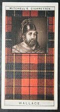 WALLACE  Scottish Tartan   Vintage 1920's  Illustrated Card  HE24
