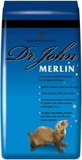 Dr John Merlin Ferret Food 10kg Chicken Dry Kibble Feast Small Animal