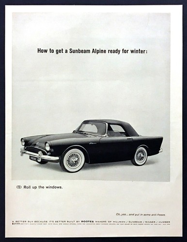 1962 sunbeam alpine - 1962,