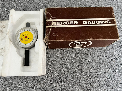 Vintage mercer dial gauge - vintage, type