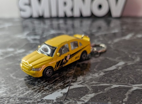 Yellow lexus style car - yellow,