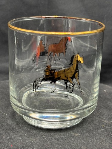 Vintage set libbey sulky - set, 16