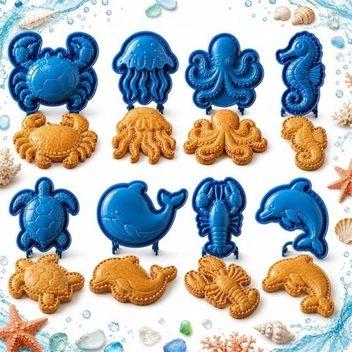 Ocean animal pie maker filled - ocean,