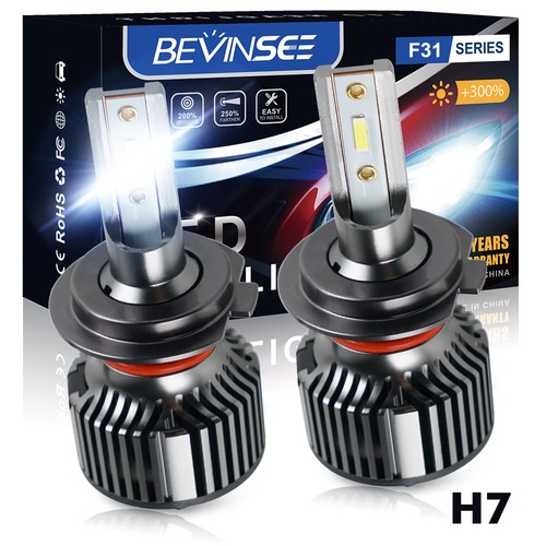 Led headlight bulbs - 2x, h7