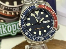 Seiko Pepsi Blue Men's Watch - SKX009 Classic Automatic Diver Watch 7S26 Mvnt
