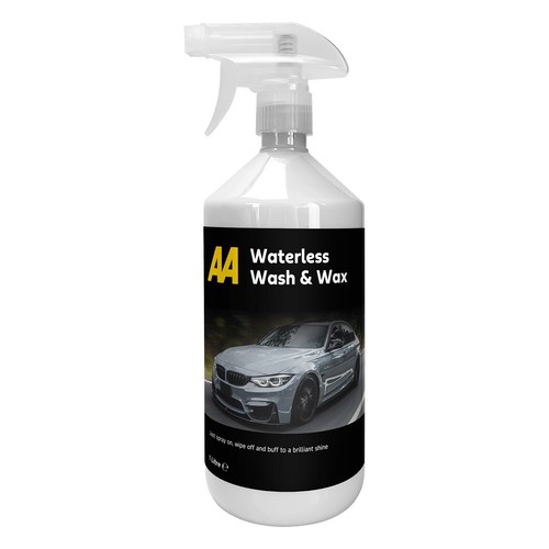 Waterless wash and wax - , with