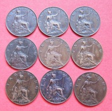 Edward VII farthings 1902-10 -