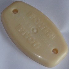 POWER PIVOT  7" Skateboard Tail Saver - Off White - '70s Vintage Old School