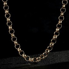 Men women 9ct gold belcher - men,