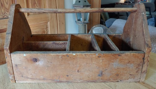 Old tool caddy vintage - caddy, vintage/antique