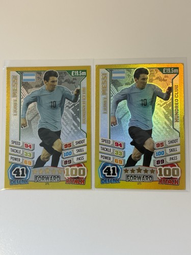 Topps match attax lionel - lionel, messi