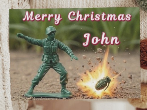 Toy soldier personalised - toy,