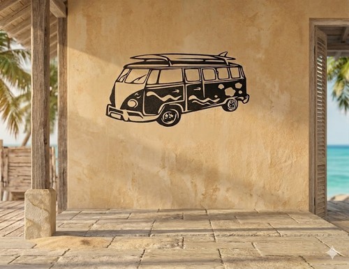 Camper campervan surfboard - campervan,