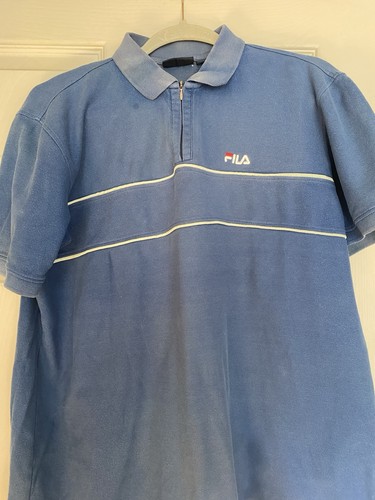 Vintage 90sfila men blue - vintage, men’s