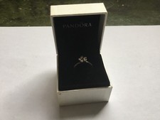 Genuine Pandora Single Daisy Flower Ring. Boxed, Hallmarked, Size 54 (N)