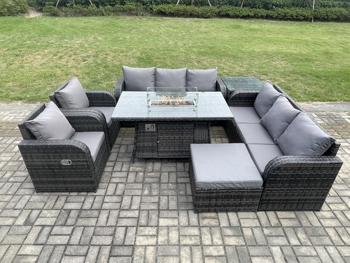 Fimous wicker rattan garden - pe,