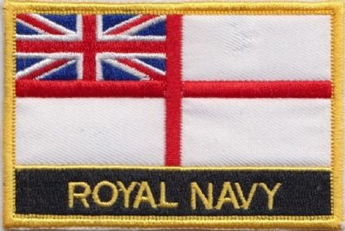 Royal navy white ensign flag - white,