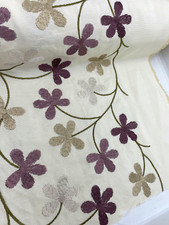 7.7 metres off white and plum