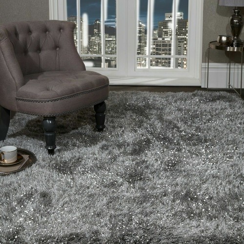 5cm dark grey large shaggy - 5.5cm,