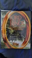 TOPPS Fellowship of the Ring Binder Including 90 Card Base set