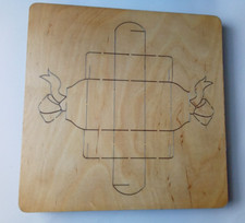 1" Thick Wooden Die - Bow box (Works with Sizzix Bigz Pro)