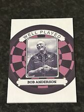 2024 Futera Vintage Multi-Sport - Well Played - Darts - Bob Anderson - 04/09