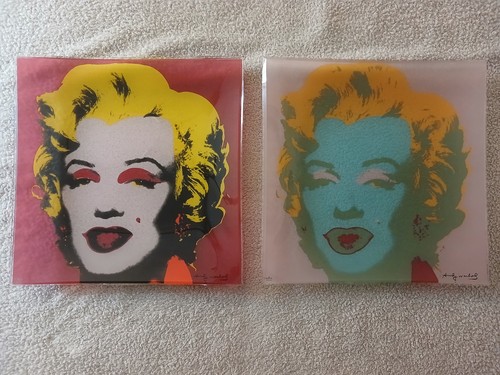 Andy warhol glass plates - 2,